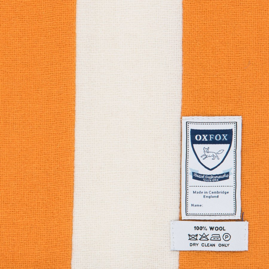 OXFOX Scarves Blackpool - University College - Orange White