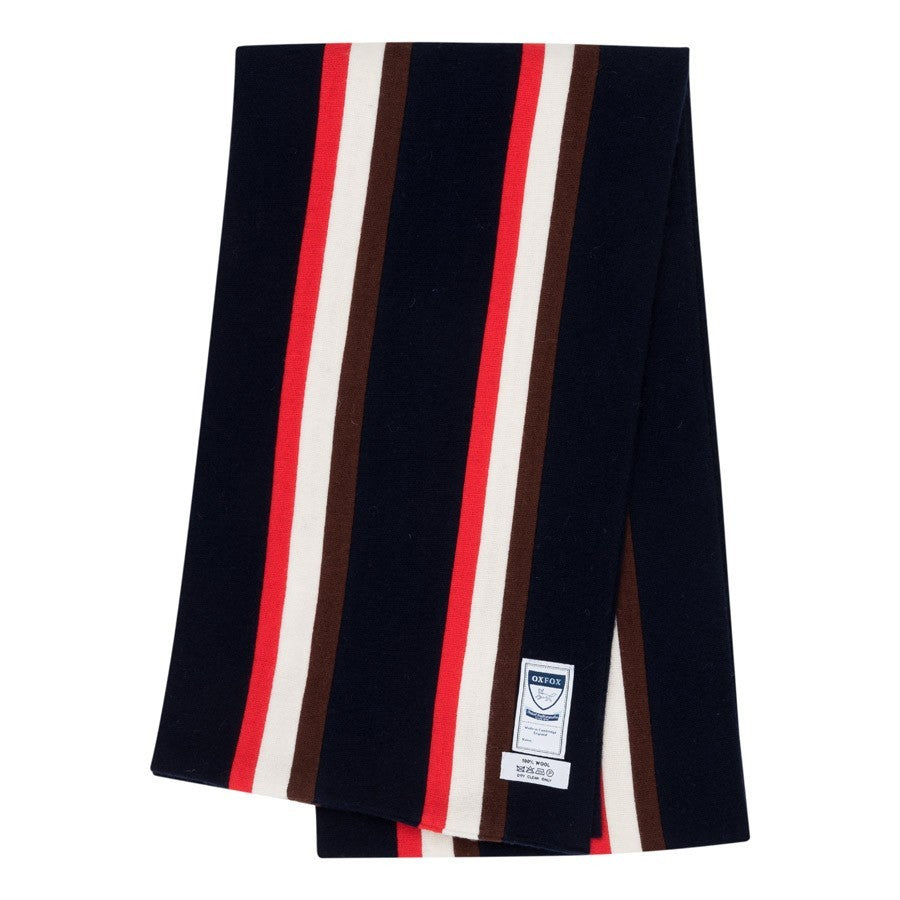 OXFOX Scarvest Christ Church - University College - Red White Blue Brown