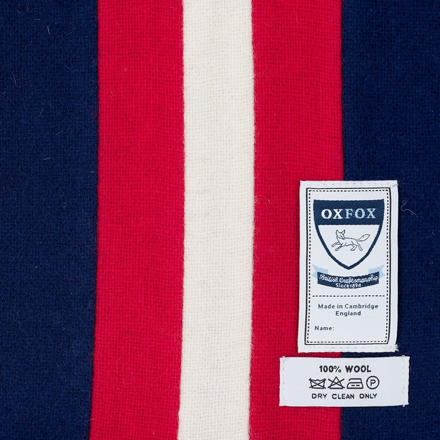 OXFOX Scarves Classic - University College - Dark Blue Red White