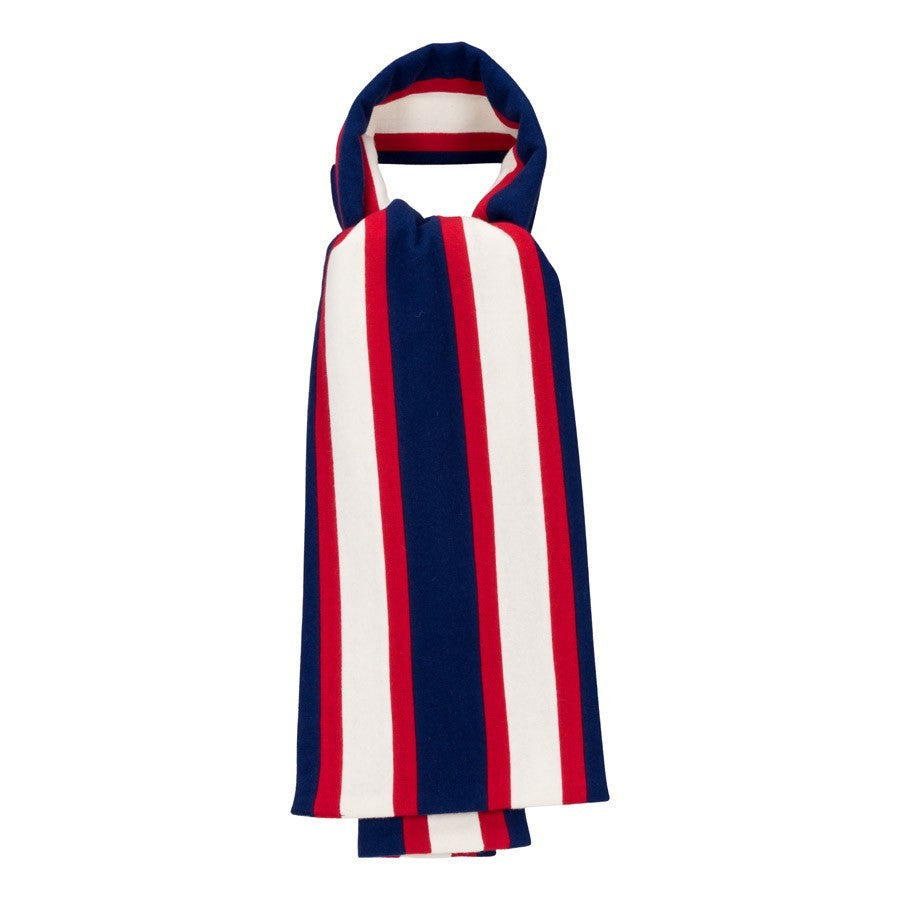 OXFOX Scarves Cottage - University College - Navy Blue Red White