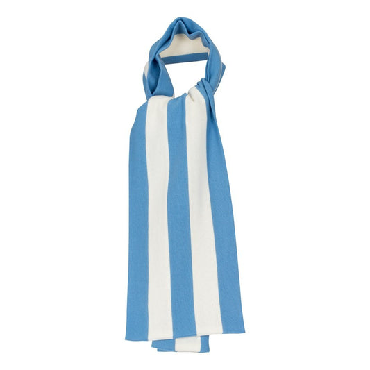 OXFOX Scarves George - University College - Nordic Blue White