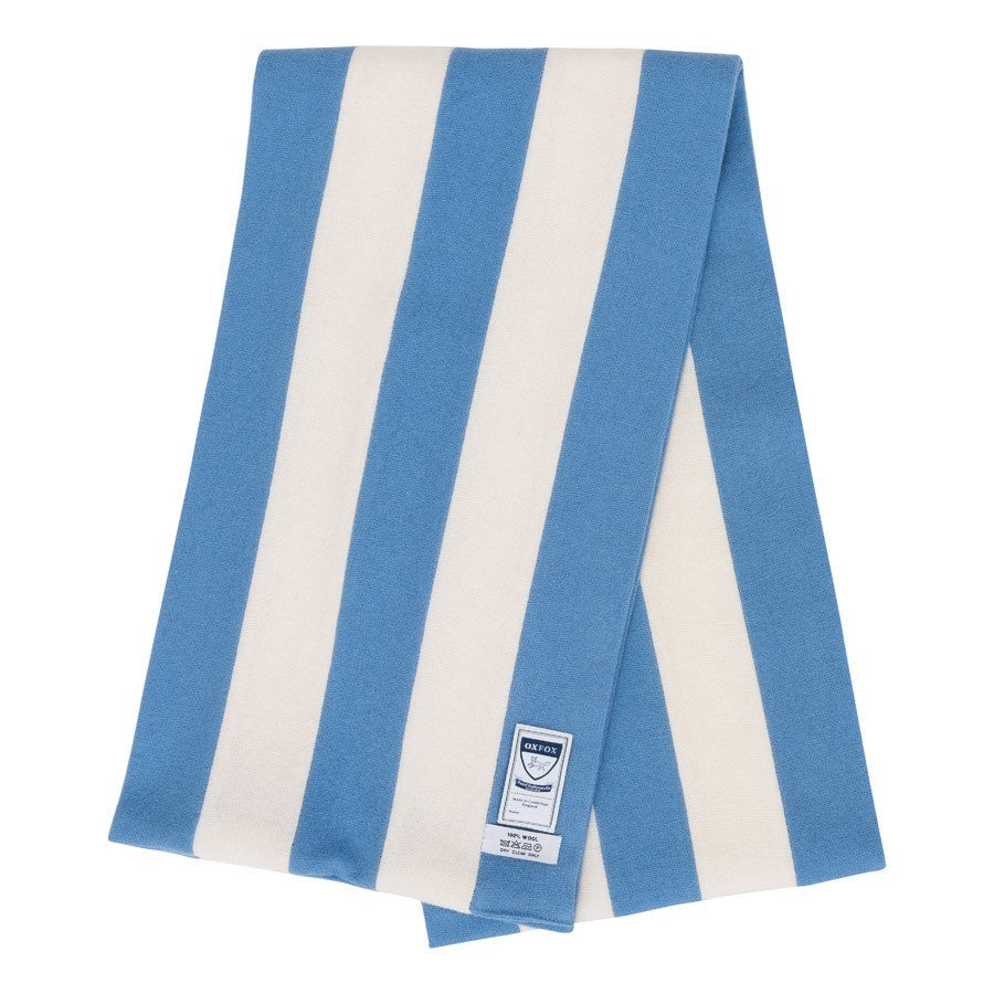 OXFOX Scarves George - University College - Nordic Blue White