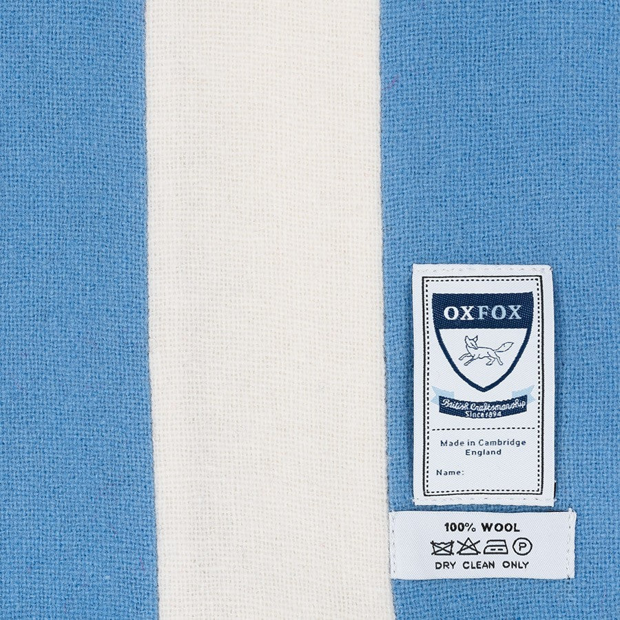 OXFOX Scarves George - University College - Nordic Blue White