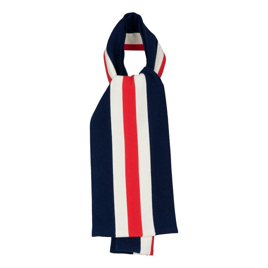 OXFOX Scarves Henly - University College - Dark Blue White Red