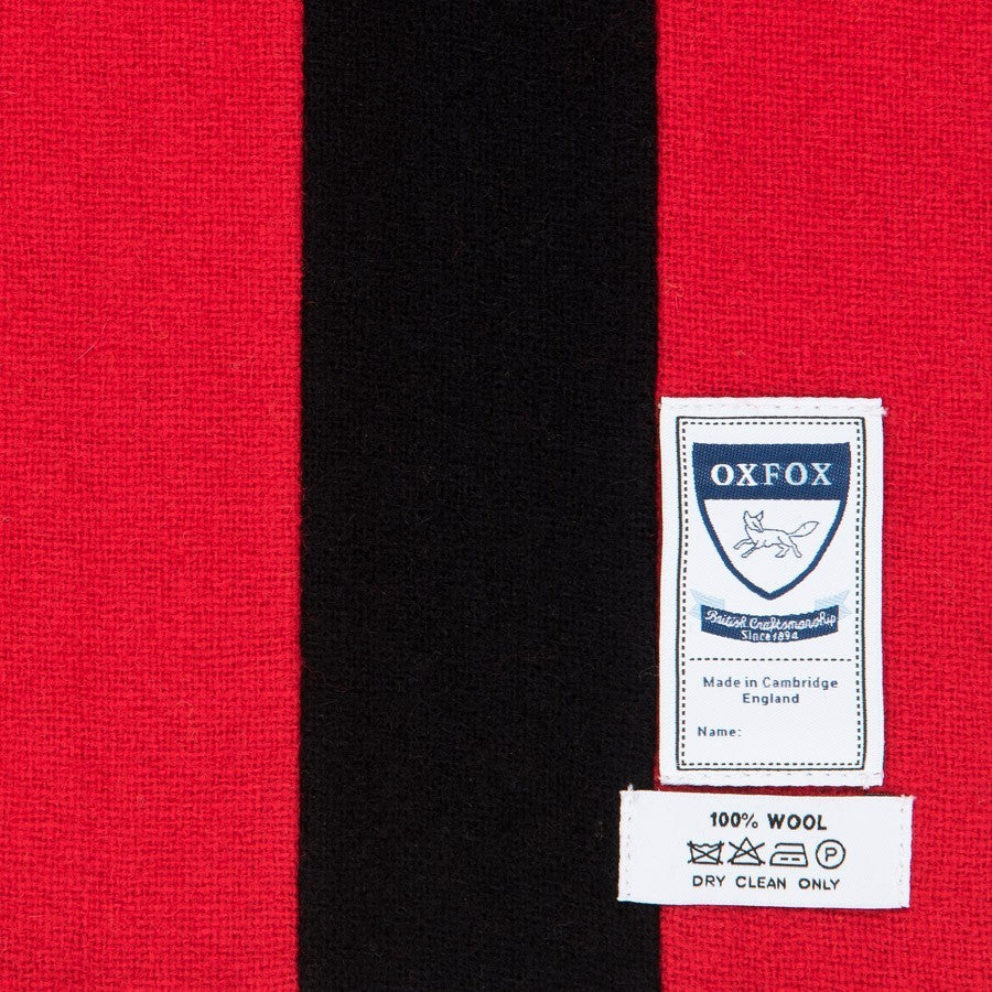 OXFOX Scarves Milan - University College - Red Black