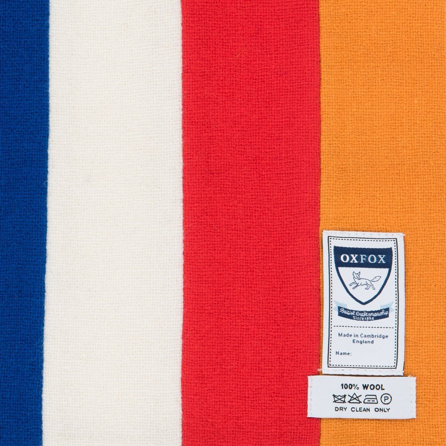 OXFOX Scarves Netherlands - University College - Orange Red White Blue