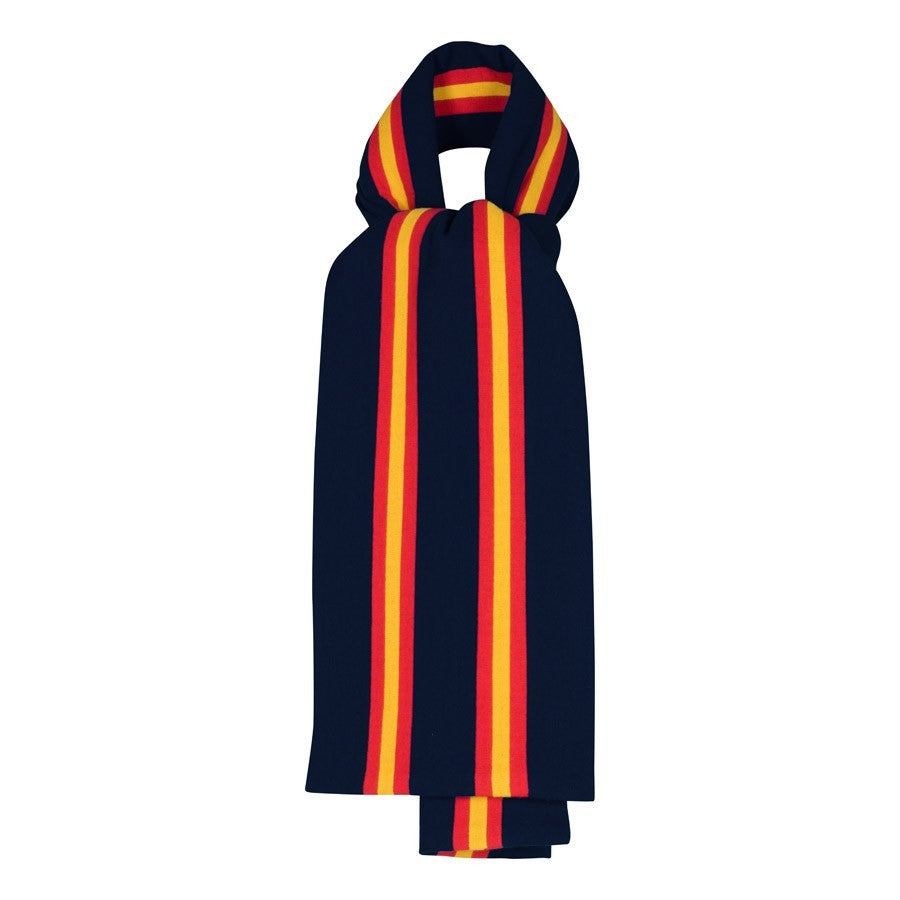 OXFOX Scarves Regent - University College - Dark Blue Red Yellow