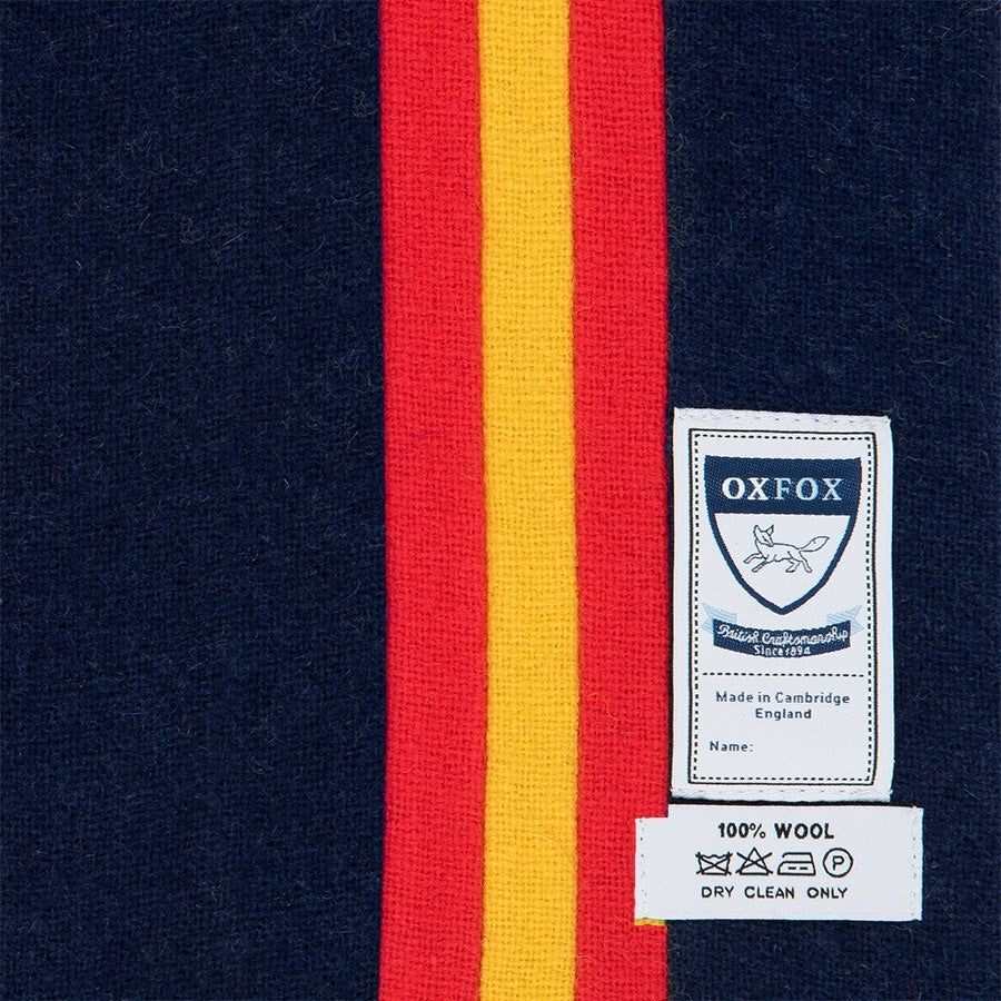 OXFOX Scarves Regent - University College - Dark Blue Red Yellow