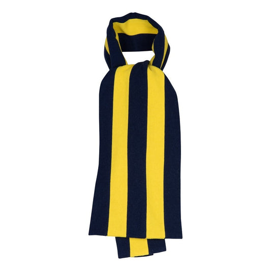 OXFOX Scarves Rams - University College - Navy Blue Yellow