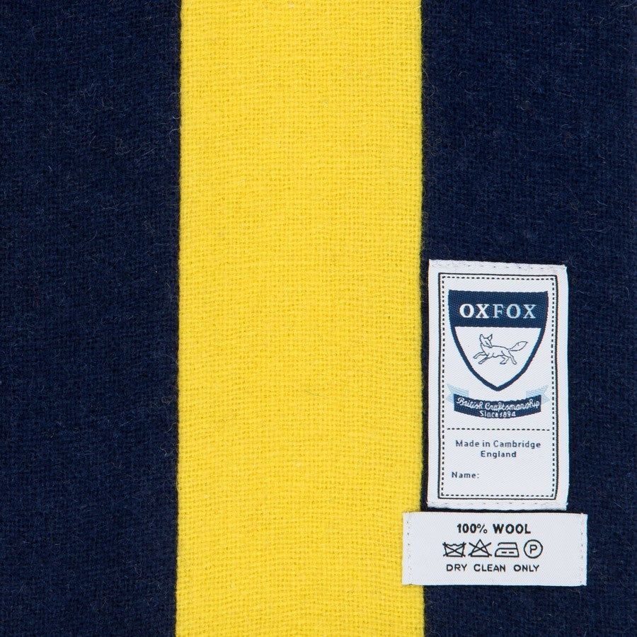 OXFOX Scarves Rams - University College - Navy Blue Yellow