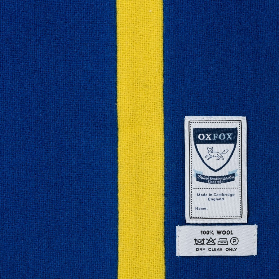 OXFOX Scarves Sweden, Nordic Series - University College - Blue Yellow