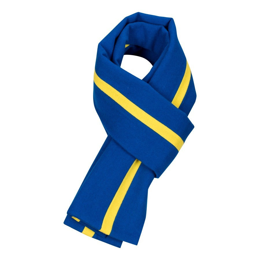 OXFOX Scarves Sweden, Nordic Series - University College - Blue Yellow