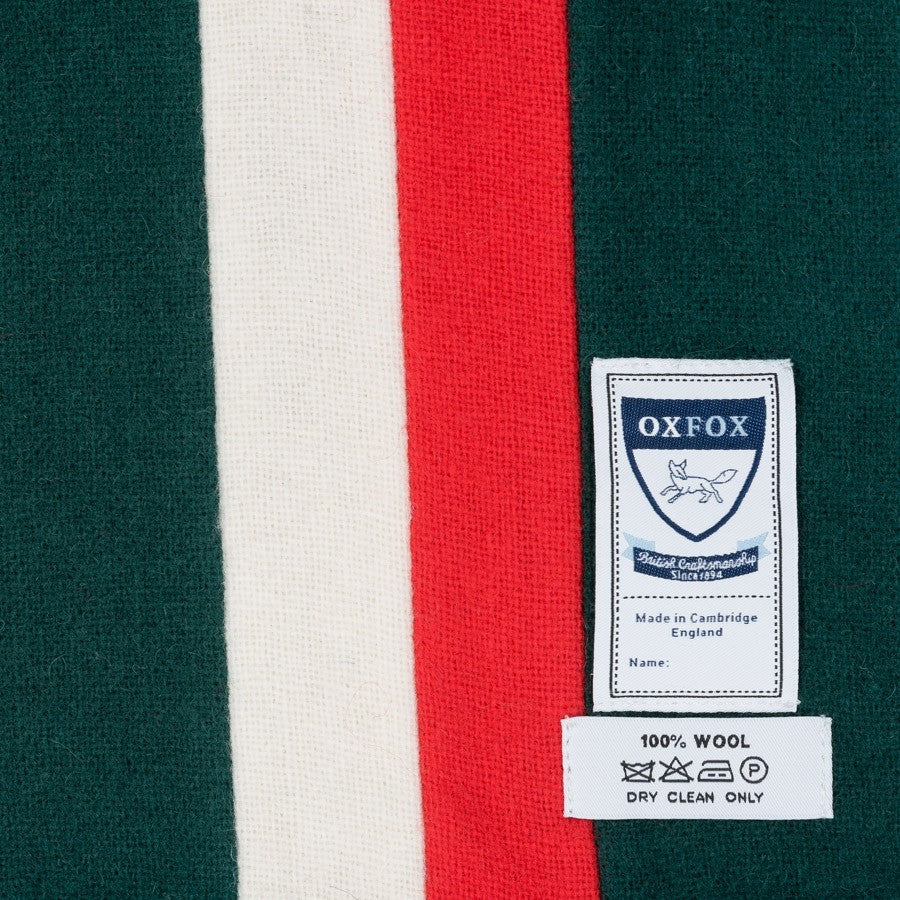 OXFOX Scarves Wales - University College - Dark Green Red White