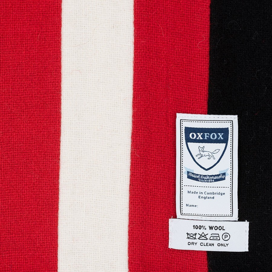 OXFOX Scarves Wembley - University College - Black Red White